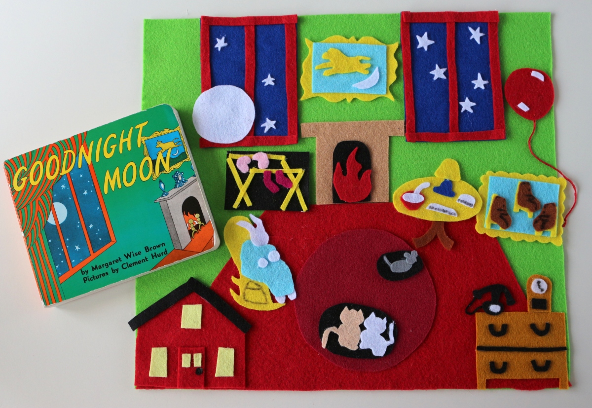 Goodnight Moon felt board story – Adventures of our Family